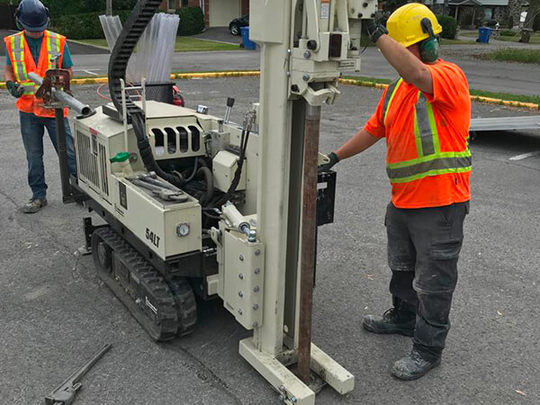 Forage pour &eacute;valuation environnementale de site phase II.